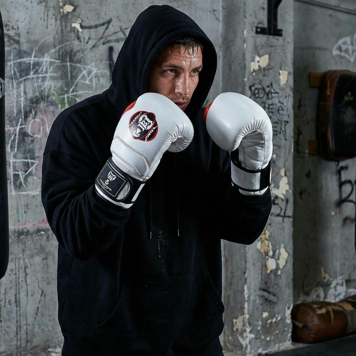 BLOODY WHITE SPARRING GLOVES