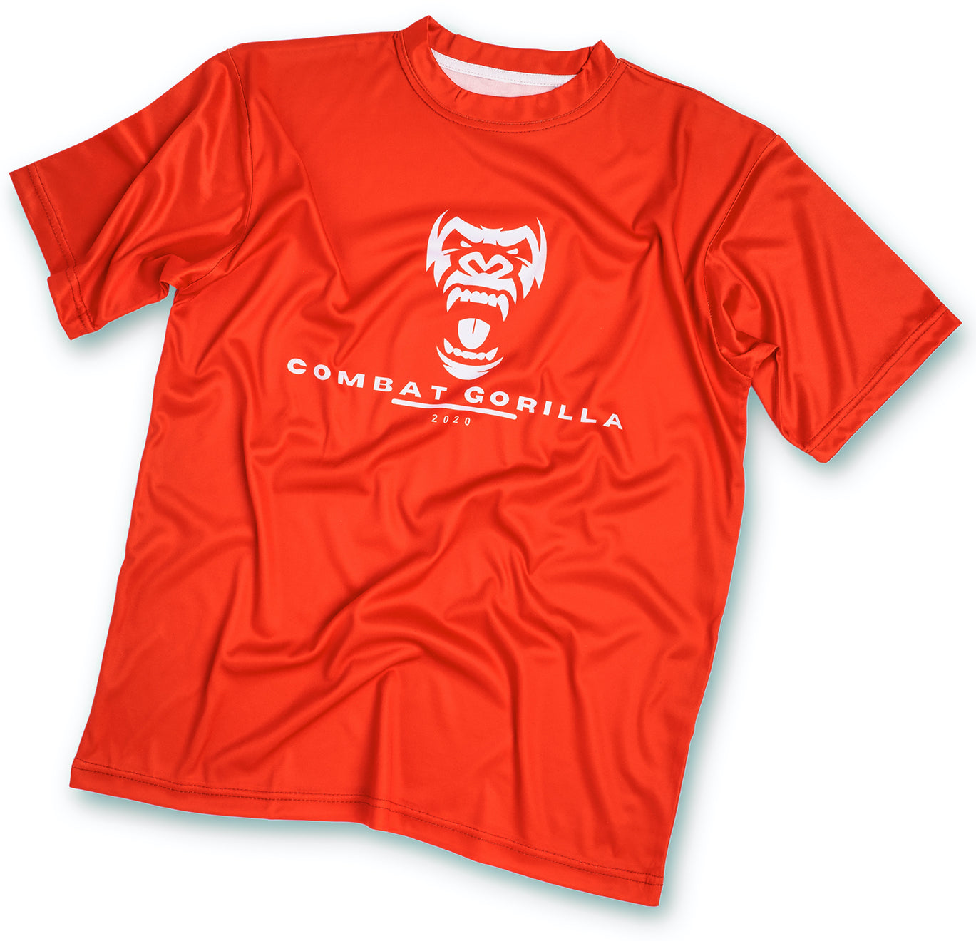 T-Shirt Red Combat Gorilla